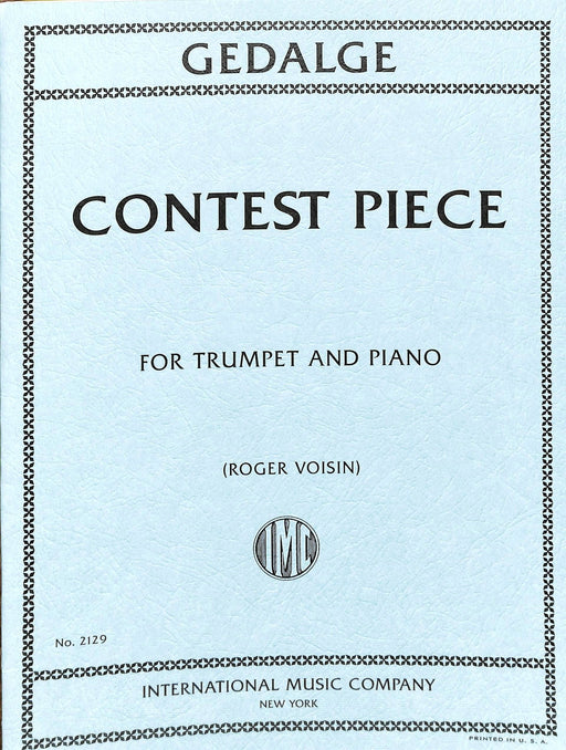 Contest Piece (Trumpet in B-flat or C) 小品小號 小號 (含鋼琴伴奏) 國際版 | 小雅音樂 Hsiaoya Music
