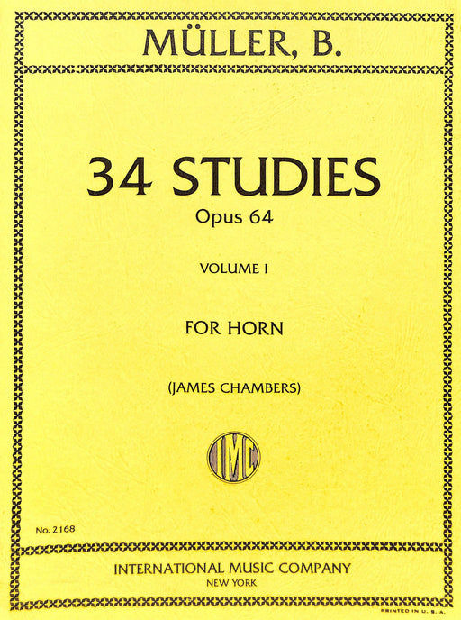 34 Studies, Opus 64: Volume I 練習曲 法國號獨奏 國際版 | 小雅音樂 Hsiaoya Music
