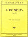Four Rondos, Opus 60 迴旋曲作品 鋼琴獨奏 國際版 | 小雅音樂 Hsiaoya Music