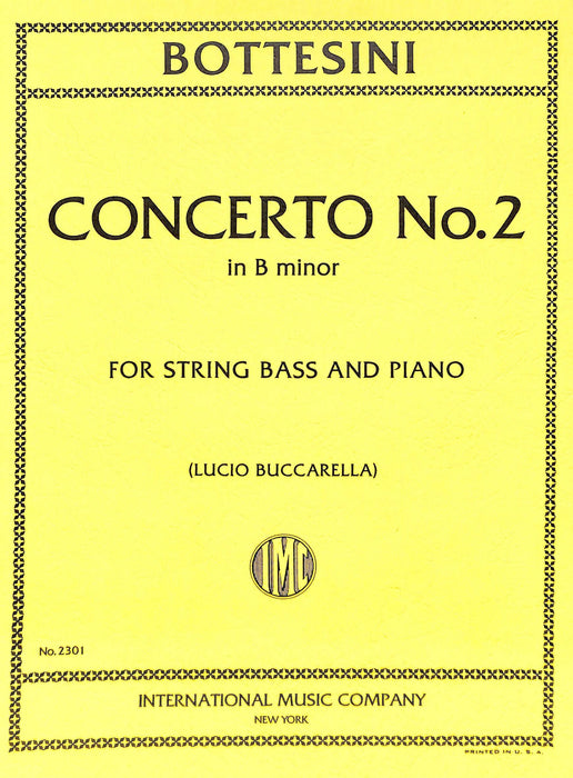 Concerto No. 2 in B minor (solo tuning) 協奏曲 小調 低音大提琴 (含鋼琴伴奏) 國際版 | 小雅音樂 Hsiaoya Music