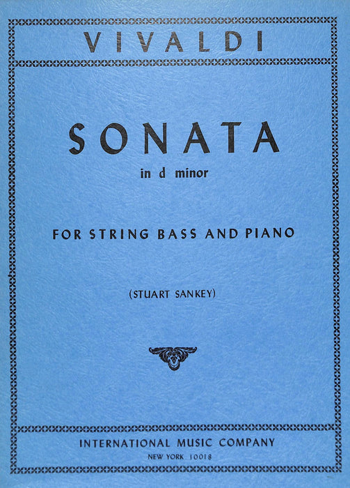 Sonata in D minor RV 14, (Opus 2, No. 3) 韋瓦第 奏鳴曲 小調 作品 低音大提琴 (含鋼琴伴奏) 國際版 | 小雅音樂 Hsiaoya Music