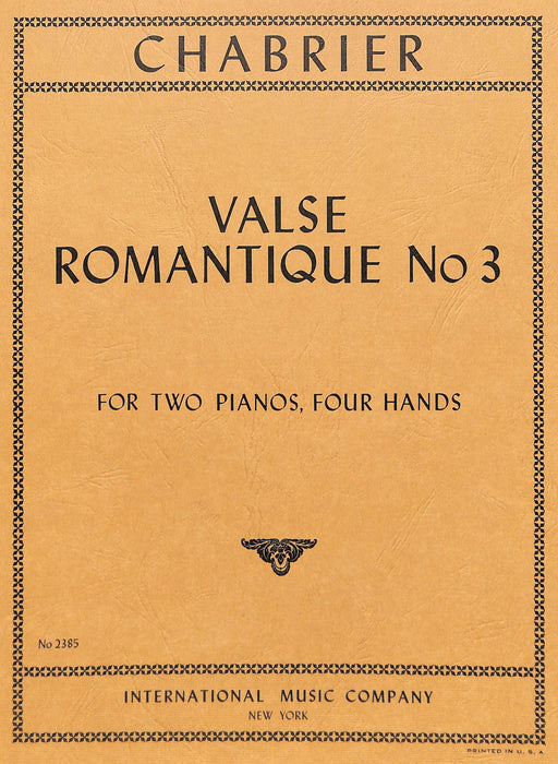 Valse Romantique No. 3 圓舞曲 雙鋼琴 國際版 | 小雅音樂 Hsiaoya Music