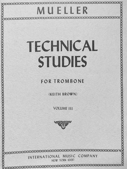 Technical Studies: Volume III 練習曲 長號獨奏 國際版 | 小雅音樂 Hsiaoya Music
