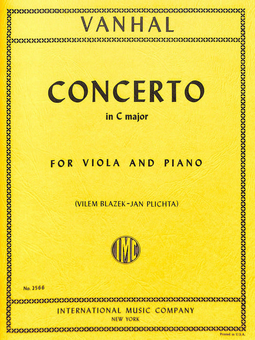 Concerto in C Major 協奏曲 大調 中提琴 (含鋼琴伴奏) 國際版 | 小雅音樂 Hsiaoya Music