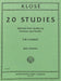 20 Studies Selected from Kreutzer and Fiorillo 練習曲 豎笛獨奏 國際版 | 小雅音樂 Hsiaoya Music