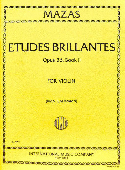 Etudes Brillantes, Op. 36 No. 2 馬札斯 練習曲 小提琴獨奏 國際版 | 小雅音樂 Hsiaoya Music