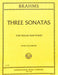 Three Sonatas, Opus 78, 100, 108 布拉姆斯 奏鳴曲作品 小提琴 (含鋼琴伴奏) 國際版 | 小雅音樂 Hsiaoya Music
