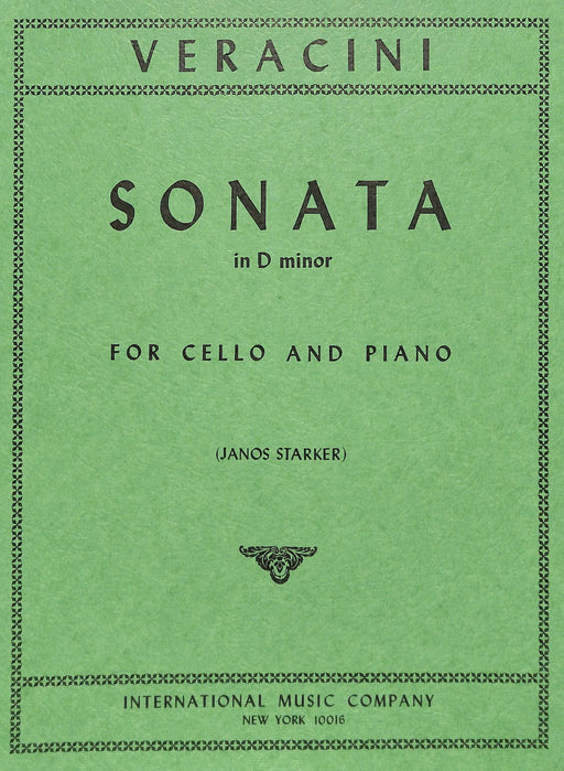 Sonata in D minor 魏拉契尼 奏鳴曲 小調 大提琴 (含鋼琴伴奏) 國際版 | 小雅音樂 Hsiaoya Music