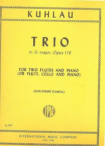 Trio G major op. 119 庫勞 鋼琴三重奏大調 國際版 | 小雅音樂 Hsiaoya Music