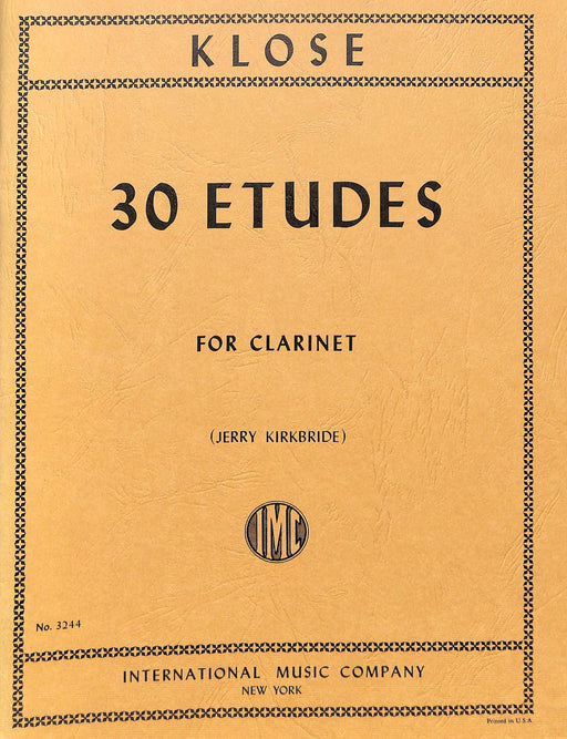 30 Etudes 練習曲 豎笛獨奏 國際版 | 小雅音樂 Hsiaoya Music