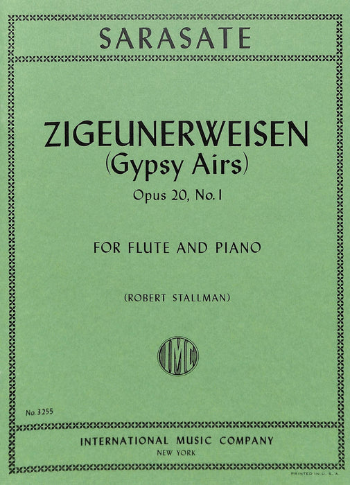 Zigeunerweisen (Gypsy Airs), Opus 20, No. 1 薩拉沙特 流浪者之歌 作品 長笛 (含鋼琴伴奏) 國際版 | 小雅音樂 Hsiaoya Music