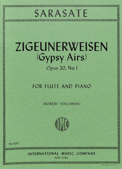 Zigeunerweisen (Gypsy Airs), Opus 20, No. 1 薩拉沙特 流浪者之歌 作品 長笛 (含鋼琴伴奏) 國際版 | 小雅音樂 Hsiaoya Music
