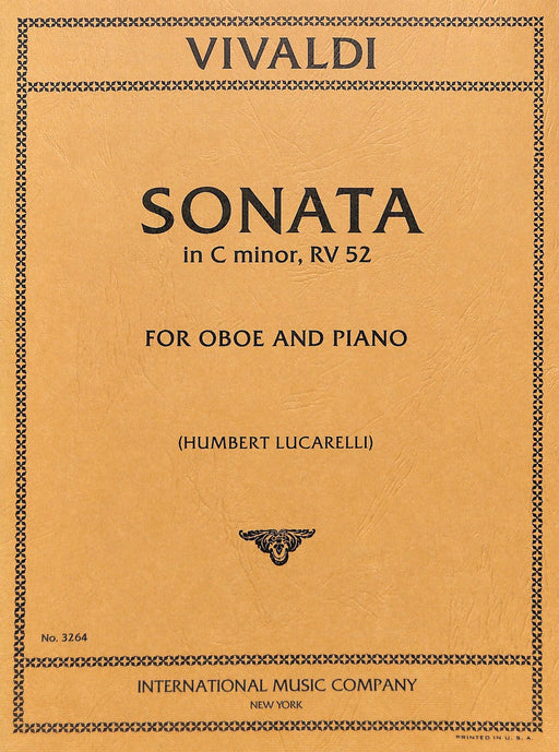 Sonata in C minor, RV 53 韋瓦第 奏鳴曲 小調 雙簧管 (含鋼琴伴奏) 國際版 | 小雅音樂 Hsiaoya Music
