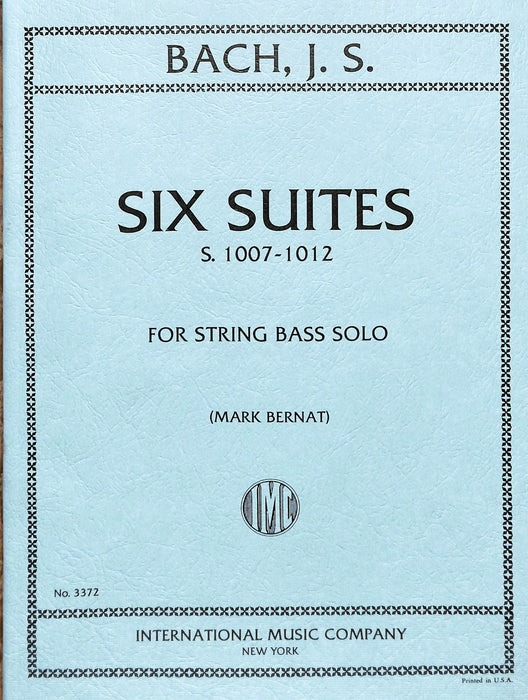 Six Suites, S. 1007-1012 巴赫約翰瑟巴斯提安 無伴奏組曲 低音大提琴獨奏 國際版 | 小雅音樂 Hsiaoya Music