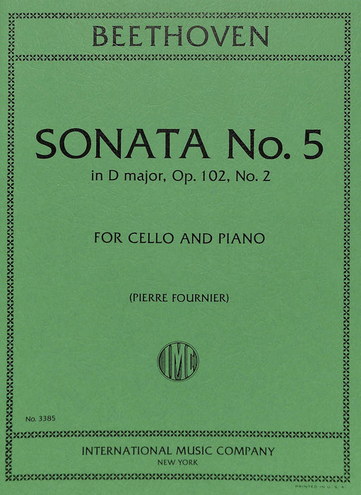 Sonata No. 5 in D Major, Opus 102, No. 2 貝多芬 奏鳴曲 大調作品 大提琴 (含鋼琴伴奏) 國際版 | 小雅音樂 Hsiaoya Music