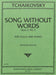 Song without Words, Opus 2, No. 3 柴科夫斯基彼得 無言歌作品 大提琴 (含鋼琴伴奏) 國際版 | 小雅音樂 Hsiaoya Music