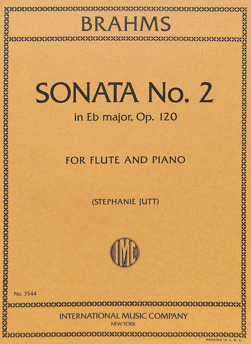 Sonata No. 2 in Eb Major, Op. 120 布拉姆斯 奏鳴曲 大調 長笛 (含鋼琴伴奏) 國際版 | 小雅音樂 Hsiaoya Music