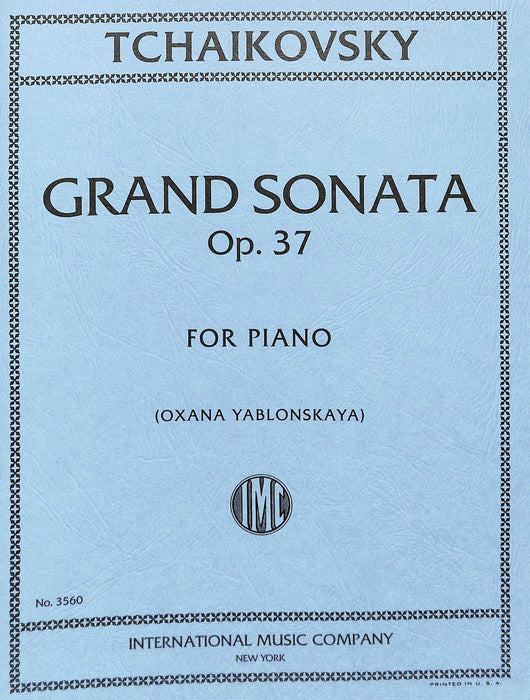 Grand Sonata, Opus 37 柴科夫斯基彼得 奏鳴曲作品 鋼琴獨奏 國際版 | 小雅音樂 Hsiaoya Music