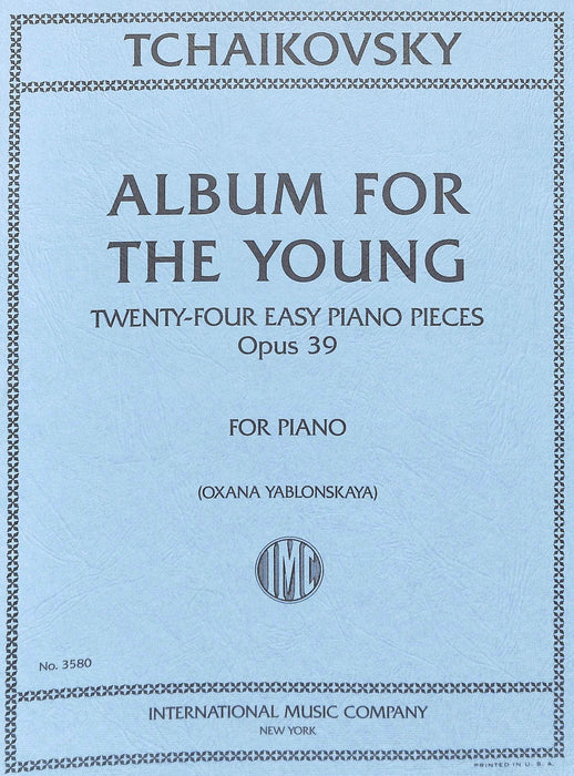 Album for the Young 柴科夫斯基彼得 少年曲集 鋼琴獨奏 國際版 | 小雅音樂 Hsiaoya Music