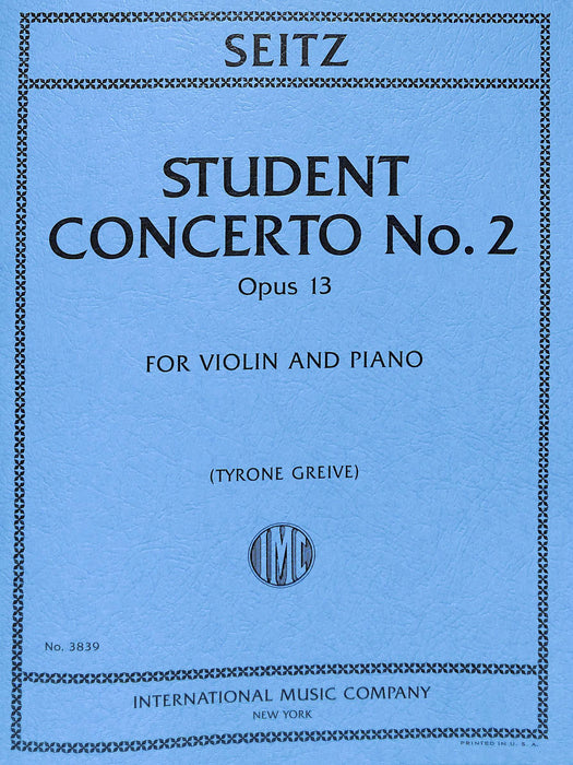Student Concerto No. 2, Op. 1