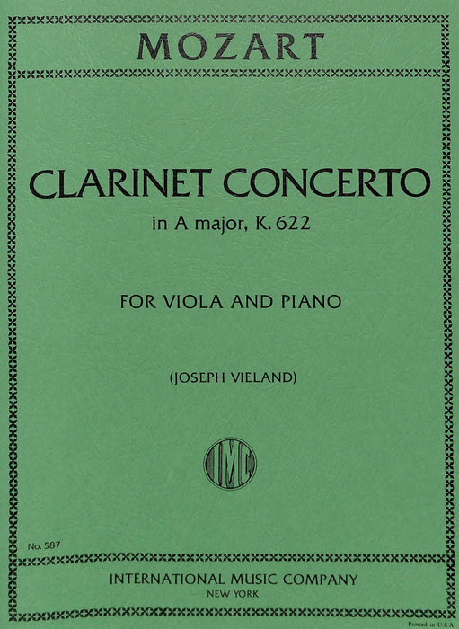 Concerto in A Major (Clarinet), K. 622 莫札特 協奏曲 大調 中提琴 (含鋼琴伴奏) 國際版 | 小雅音樂 Hsiaoya Music