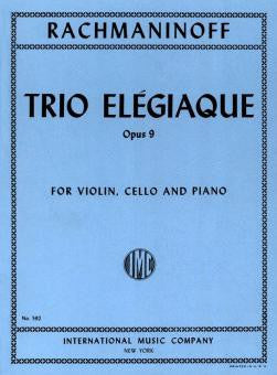 Trio Elegiaque op. 9 拉赫瑪尼諾夫 鋼琴三重奏 國際版 | 小雅音樂 Hsiaoya Music