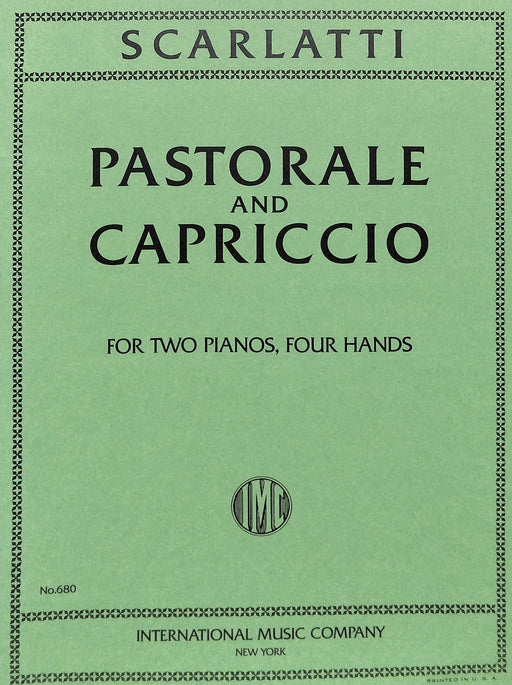 Pastorale and Capriccio 斯卡拉第多梅尼科 田園交響曲隨想曲 雙鋼琴 國際版 | 小雅音樂 Hsiaoya Music