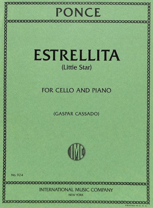 Estrellita 小星星 大提琴 (含鋼琴伴奏) 國際版 | 小雅音樂 Hsiaoya Music