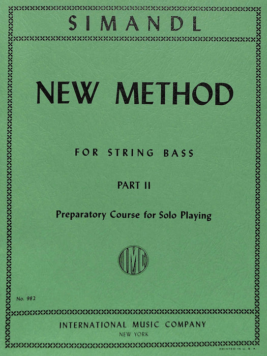 New Method. Part II 低音大提琴獨奏 國際版 | 小雅音樂 Hsiaoya Music