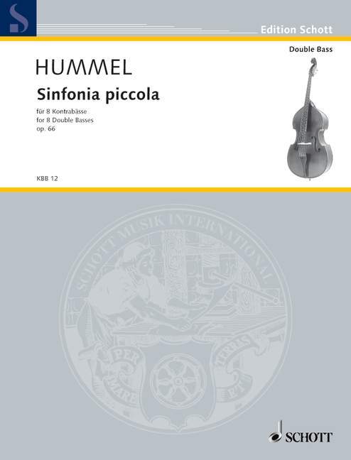 Sinfonia piccola op. 66 胡麥爾．貝托爾德 交響曲 低音大提琴獨奏 朔特版 | 小雅音樂 Hsiaoya Music