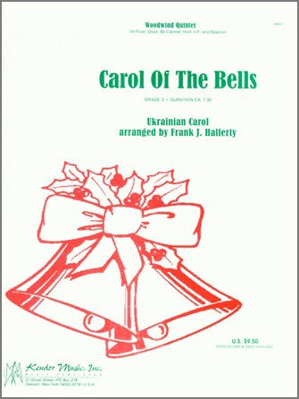 Carol Of The Bells Ukrainian Carol 木管五重奏 耶誕頌歌鐘耶誕頌歌 | 小雅音樂 Hsiaoya Music
