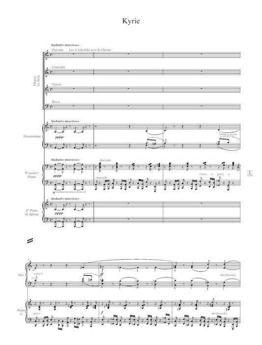 Petite Messe Solennelle Soli, SATB, 2 Pianos and Harmonium Vocal/Choral Score 鋼琴 | 小雅音樂 Hsiaoya Music