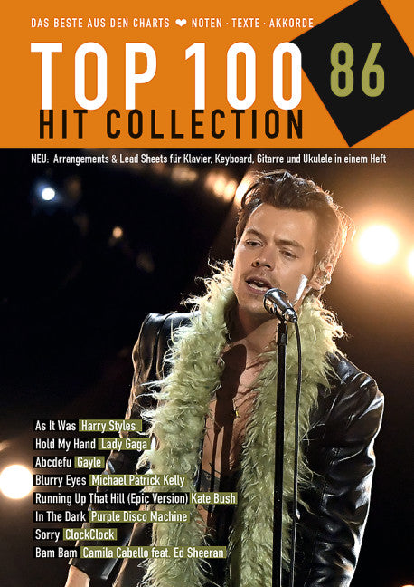 Top 100 Hit Collection 86 Vol. 86 Das Beste aus den Charts / Noten - Texte - Akkorde | 小雅音樂 Hsiaoya Music