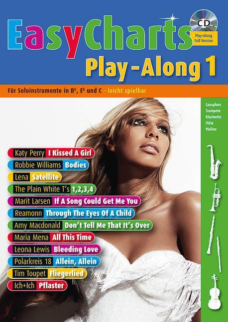 Easy Charts Play-Along Band 1 Die größten Hits spielerisch leicht gesetzt 小號獨奏 | 小雅音樂 Hsiaoya Music
