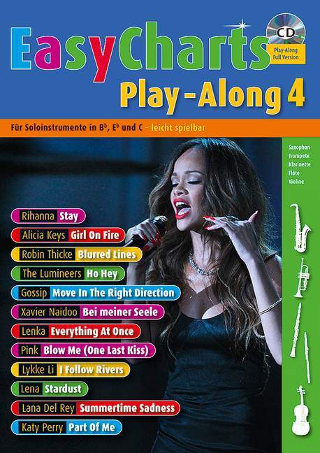 Easy Charts Play-Along Band 4 Die größten Hits spielerisch leicht gesetzt 小號獨奏 | 小雅音樂 Hsiaoya Music