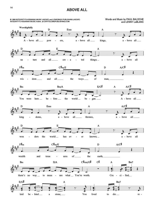 The Praise & Worship Fake Book - 2nd Edition for C Instruments 費克 | 小雅音樂 Hsiaoya Music