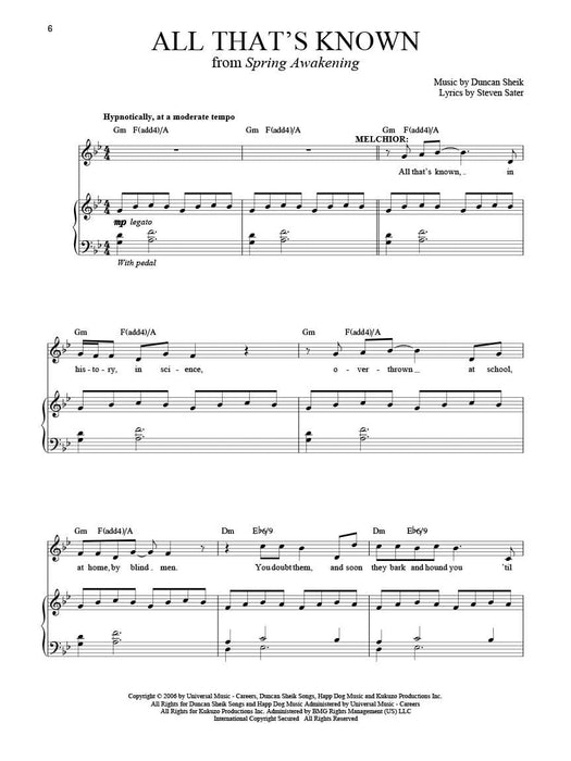 Teen Theatre Songs: Young Men's Edition - Book/Online Audio 12 Songs Originally Sung by Teen Characters | 小雅音樂 Hsiaoya Music