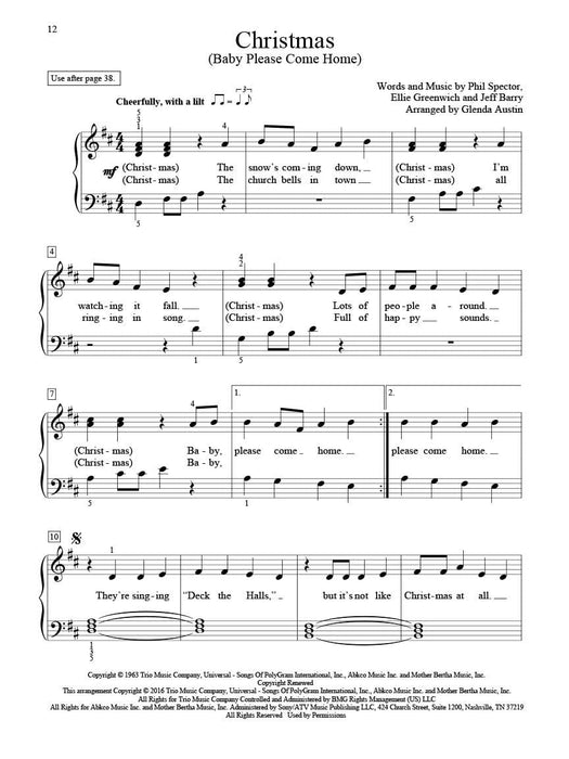 Christmas Piano Solos John Thompson's Adult Piano Course (Book 1) - Elementary Level 鋼琴 獨奏 鋼琴 | 小雅音樂 Hsiaoya Music