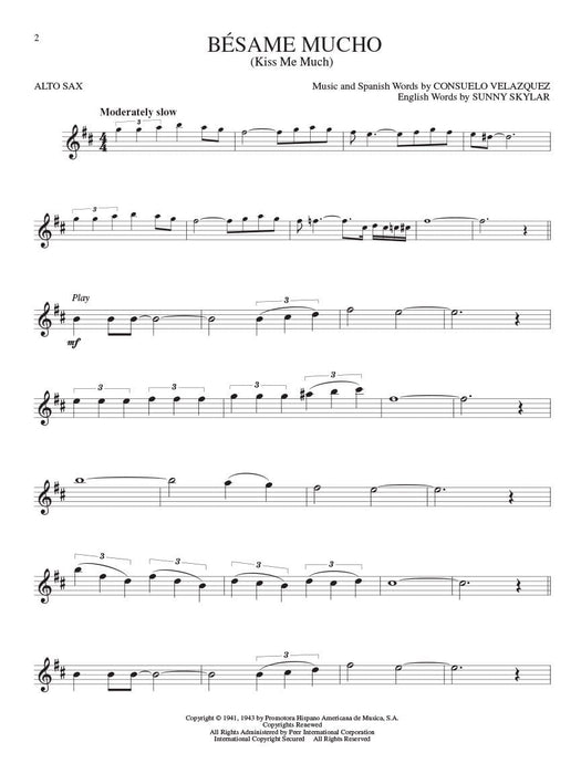 Latin Hits - Instrumental Play Along for Alto Sax 中音薩氏管 | 小雅音樂 Hsiaoya Music