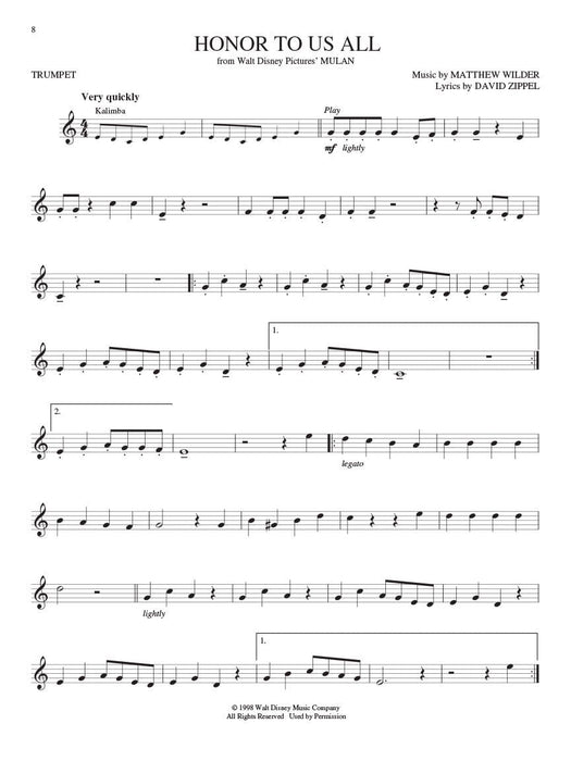 Disney Greats for Trumpet Instrumental Play-Along Pack 小號 | 小雅音樂 Hsiaoya Music