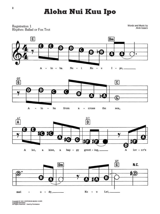 Songs of Hawaii E-Z Play Today #10 | 小雅音樂 Hsiaoya Music