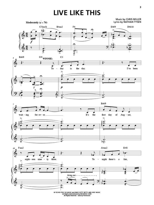 Tuck Everlasting: The Musical Music by Chris Miller Lyrics by Nathan Tysen | 小雅音樂 Hsiaoya Music