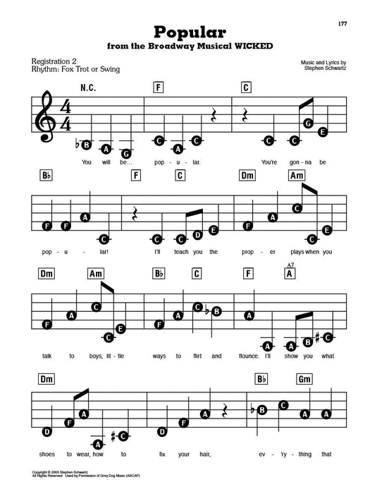 The Best Broadway Songs Ever - 4th Edition E-Z Play Today Volume 203 百老匯 | 小雅音樂 Hsiaoya Music