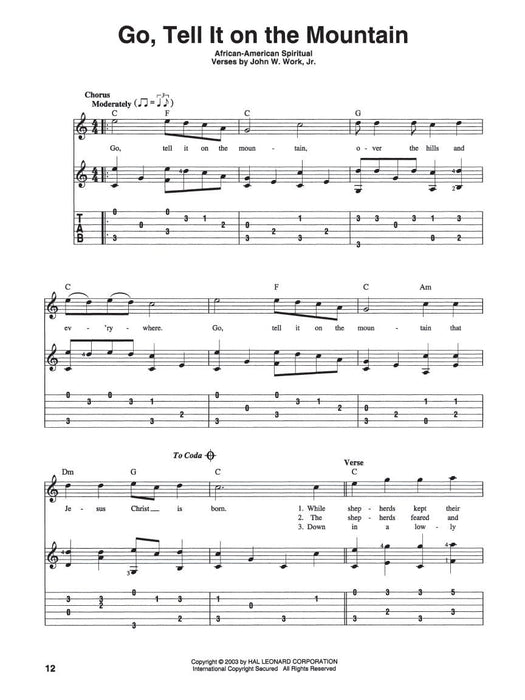 Fingerpicking Christmas 20 Carols Arranged for Solo Guitar in Notes & Tablature 耶誕頌歌 獨奏 吉他 指法譜 | 小雅音樂 Hsiaoya Music