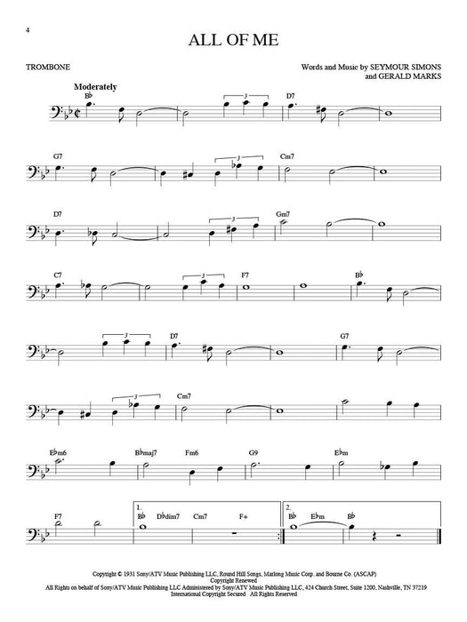 101 Jazz Songs for Trombone 爵士音樂 長號 | 小雅音樂 Hsiaoya Music
