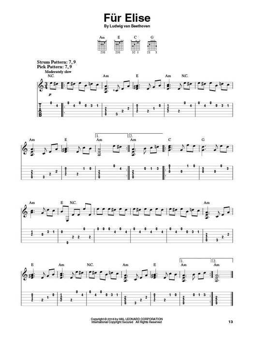 Classical Melodies Easy Guitar with Notes & Tab 古典 吉他 | 小雅音樂 Hsiaoya Music