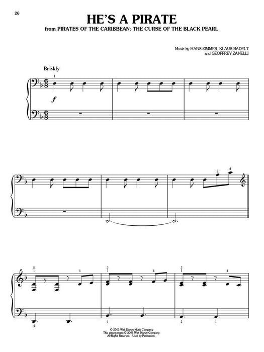 Pirates of the Caribbean Easy Piano Solo Collection 鋼琴 獨奏 | 小雅音樂 Hsiaoya Music