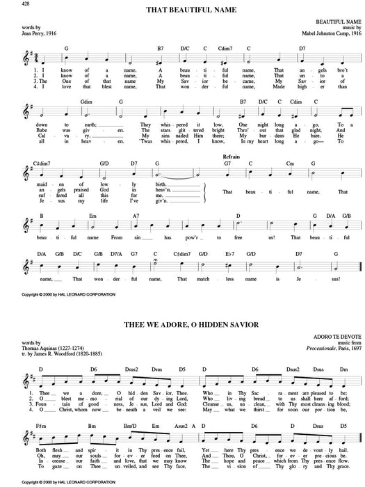 The Hymn Fake Book C Edition 費克 | 小雅音樂 Hsiaoya Music