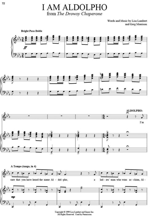 Theatre and Cabaret Comedy Songs - Men's Edition | 小雅音樂 Hsiaoya Music