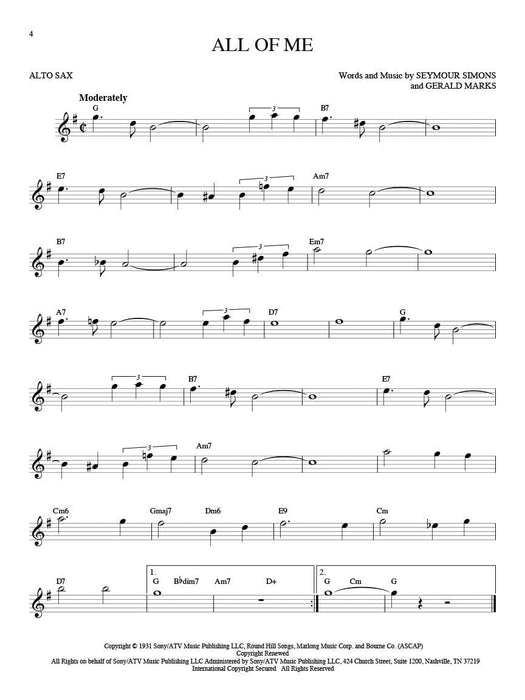 101 Jazz Songs for Alto Sax 爵士音樂 中音薩氏管 | 小雅音樂 Hsiaoya Music